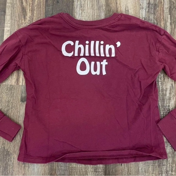 Kids small long sleeve chillin out top - Picture 1 of 3